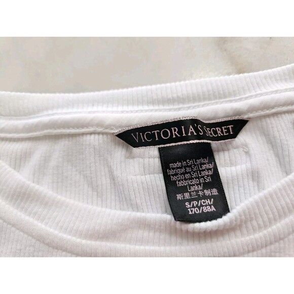 VICTORIA’S SECRET LONG SLEEVED WHITE TOP SIZE SMALL MSRP $50 - Picture 6 of 10